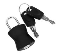 KOMBIUDA Versatile Pad Locks with Keys for Luggage and Wardrobe Doors Sl lack Metal Lock with Key Operation for Travel and Home Use