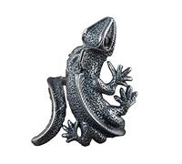 KOMBIUDA Vintage Lizard Wrap Ring Retro Animal Jewelry Unique Punk Style Unisex Ring for Women Men Elegant Statement Gift Accessory