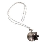 KOMBIUDA Vintage Pocket Watch for Women Men Fob Watch Steam Train Pattern Retro Style for Steampunk Lovers Occasion