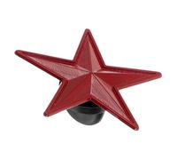 KOMBIUDA Vintage Zinc Alloy Brooch for Women Elegant Pointed Star Pin with Chinese Style Retro Lapel Jewelry Durable Cultural Decoration for Fashion and Classic Outfits