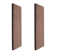 KOMBIUDA Walnut Wood Panels 2pcs Hardwood Boards for Crafts and Cutting, Easy Sanding, Easy Engraving, Coffee Color, for DIY Projects