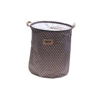 KOMBIUDA Washing Basket Collapsible Large Fabric Laundry Basket Cotton Laundry Storage Drawstring Closure for Boys and Girls Toys Books Blankets Shoes
