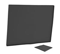 KOMBIUDA Waterproof Silicone Washer Top Protector Mat Black Foldable Anti-skid Laundry Machine Top Pad Easy-clean Break-resistant Cover