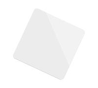 KOMBIUDA White Acrylic Photography Board for Jewelry Photography, 25x25cm Mirror Reflection Panel Preventing Scratches, Double-sided Photo Studio Prop for Rings and Jewelry Shoot
