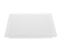 KOMBIUDA White Plastic Wall Hole Cover - 11.4x11.4in Access Panel for Drywall Ceiling Mount Plumbing Wall Access Panel for Drywall Ceiling Electrical Wiring