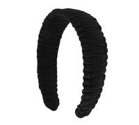 KOMBIUDA Wide Braided Hairband for Women Spandex Fabric Comfortable Twist Headband French Vintage Style Wide Hair Accessory for Makeup Skincare and Daily Wear