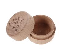 KOMBIUDA Wooden Baby Keepsake Box for First Haircut, Umbilical Cord Storage and Portable Design, Easy to Open and Close, Beige Colour, Elegant Simplicity Style Baby for Home Use
