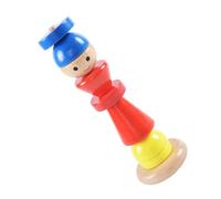 KOMBIUDA Wooden Color Matching Blocks Montessori Learning Puzzle for Sensory Play Safe Educational for Promotes Fine Motor Skills Cognitive Development Portable Design for Home