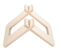 KOMBIUDA Wooden Scooter Support and Detachable Balanced Bike Stand DIY Bike Holder for Indoor Scooter Parking and Storage