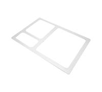 KOMBIUDA Woodworking Router Template 3-Pocket Rectangular Acrylic Inlay Router Template 11.8x7.9 for Valet Tray Making and Wood Tray Craft Projects