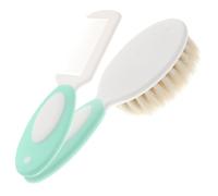 KOMBIUDA Wool Brush for Boy Girl Care Scalp Massage Tools Practical Bath Cleaning Brush and Comb for Boy Girl Hair Care and Hygiene
