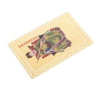 KOMBIUDA Year Dragon Tai Protection Card Amulet Luck Auspicious Protection Card Chinese Style Amulet Blessing Decorative Wallet for Lunar Year