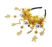 KOMBIUDA Year Headband Tiara Eye Catching Party Accessory for Year Celebrations Durable Design for Long Term Use Photo Prop for Memorable Moments