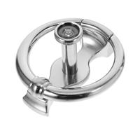 KOMBIUDA Zinc Alloy Front Door Knocker Ring Heavy Duty Security Knocker Clear Sound Home Protection Various Door Types Anti-Theft