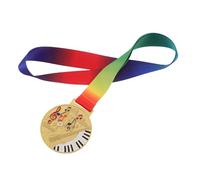 KOMBIUDA Zinc Alloy Music Award Medals for First Place Medals with Music Note Design Durable for Piano Singing Violin Competitions Lightweight Keepsake