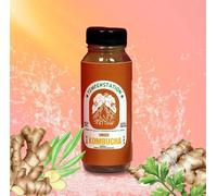 Kombucha-(200 Ml,Pack Of 2) GINGER Kombucha contains naturally B12. Probiotic&Antioxidant Rich Raw Sparkling Tea,Low Sugar,Vegan,&With Gut Healing Active Cultures refreshment drink fermented drink