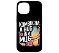 Kombucha A Hug In A Mug Hibiscus Ginger Tea Case for iPhone 15