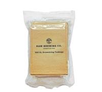 Kombucha.com 100 Pack EXTRA LARGE Disposable Paper Tea Drawstring Filter Bag - Unbleached Paper - for Tea, Kombucha, Coffee, etc. (3.15 x 3.95 Inches) (3.15 x 3.95 Inches)