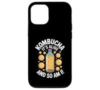 Kombucha It’s Alive And So Am I Tea Drink Lover Case for iPhone 12/12 Pro