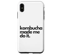 Kombucha made me do it Booch lover Case for iPhone XS Max