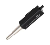 Komdndht 1 PCS Xlr to 3.5mm Headphone Amplifier Converter Portable Headphone Converter Black & Silver with Aluminum Alloy Body for Stage Performance