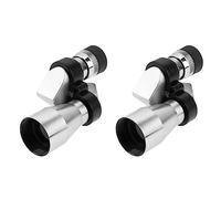 Komdndht 2 Piece 8X20 Corner Telescope Low Light Night Vision Pocket Outdoor Portable Telescope Monocular Telescope