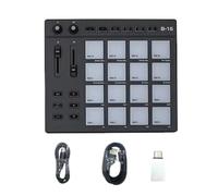 Komdndht B16 MIDI Keyboard Percussion Pad - for Music Productio DJ Controller Arranger, Easy to Use Fine Workmanship