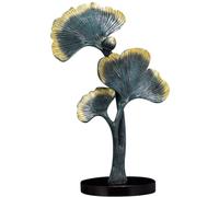 Komdndht Nordic Ginkgo Biloba Ornament Leaf Sculpture Home Decor Living Room Office Resin Ornament Accessory DesktopDecor CraftsA Easy Install Easy to Use