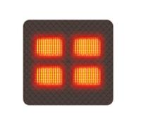 Komdndht Supplies USB Powered Seat Cushion Portable Heated Chair Cushion+Intelligent Temperature Control for Camping Home S+B Easy Install