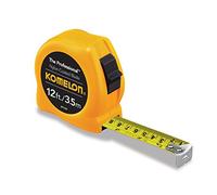 Komelon 4912IM The Professional 12-Foot Inch/Metric Scale Power Tape, Yellow