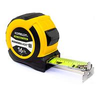 Komelon 52416; 16' x 1.06" Powerblade II Tape Measure, ABS Case, Yellow/Black, Small