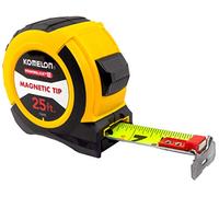 Komelon 73425; 25' x 1.06" Magnetic Powerblade II Tape Measure, Black/Yellow, Small