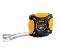 Komelon 9901 Gripper Closed Case Long Steel Tape Measure, 100-Feet