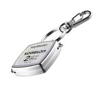 Komelon KMC-14C Keymaster Tape Measure 2-Meter/Diameter Keychain Pocket Mini Key Chain Ring Chrome Coated Measuring Tool