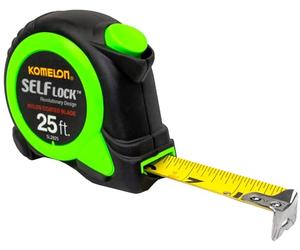 Komelon SL2825 Self Lock 25-Foot Power Tape