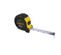 Komelon SM5430 Speed Mark Gripper Acrylic Coated Steel Blade Measuring Tape, 1-Inch X 30Ft, 30'