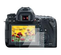 Komet Glass Screen Protector Compatible for Canon EOS 6D Mark II / 6dii / 6D2, 9H Touch Tempered Glass Bubble-Free Ultra-Thin HD Cover to Edge (2 Pack)