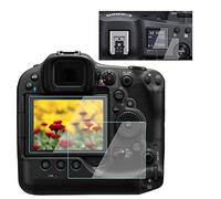 Komet R3 Screen Protector for Canon EOS R3 Camera (2 TOP &2 LCD Screen), Tempered Glass Flim Anti-Bubble Anti-Fingerprint Anti-Dust Anti-Scrach (4 Packs)