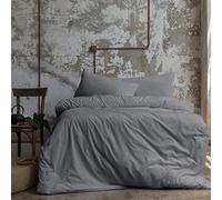 Komfortec Bed Linen Set, microfibre, Gray, 155x220 + 1x 40x80