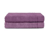 Komfortec Jumbo Bath Towels, 100% Cotton, Quick Dry, 80x200, Purple