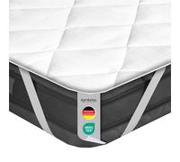 Komfortec Soft Mattress Protector 200 x 200 cm, Breathable and Soft Mattress Protector Cover, Oeko-Tex Certified, Comfortable and Durable