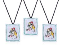 KOMI 3 Pack Holy Family Necklace Catholic Gifts for Women Man