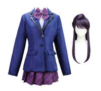Komi Can't Communicate Cosplay Costume Nagano Natsumi/Komi Shoko Cosplay Anime Japanese School Girl Uniform JK Skirts Dress Shirts Outfit Halloween Party Role Play Full Set