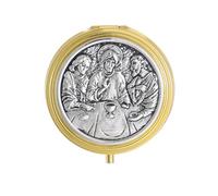 KOMI LastSupper Rosary Box First Communion Jewelry Box, First Communion Souvenirs Confirmation Gifts for Catholics, Trinket Boxes