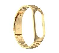 KOMI Mi Band 7 Watch Band - Metal Stainless Steel Replacement Strap Compatible for Xiaomi Mi Band 7 Tracker smartwatch(Gold)