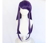 Komi Shoko Cosplay Wig Anime Komi-san Wa Comyushou Desu Cosplay Dark Purple Long Women Wig