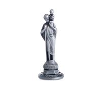 KOMI St Christopher Statue for Car, Car Dashboard Decorations Bless Driving Safety Gift for New and Old Driver, Christian and Catholic Figurines, Religious Gifts Home Office Table Decor - Bronze