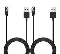 KOMI USB Charger Cable Compatible with AfterShokz Aeropex AS800,OpenRun pro S810/mini S811, OpenRun S803,OpenComm ASC100SG/C102,Charging Cable for AfterShokz Bone Conduction Headphones (2 Pack)