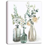 Komicea Paint by Numbers Adult Flower, DIY Oil Painting Canvas Set with Brush and Paint, as a Birthday, Christmas Gift for Women, Home Decoration (40 x 50 cm, Without Frame)