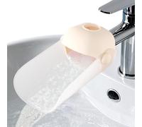 KOMIDK Faucet Extender for Bathroom Sink Faucet Extender for Toddlers Bathroom Sink Kitchen Bathtub (Apricot)